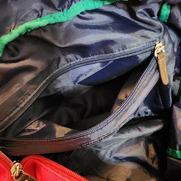 Tommy Hilfiger Hot Pink Tote Bag, Gym Bag , shoulder purse with zipper, vintage - Picture 9 of 15